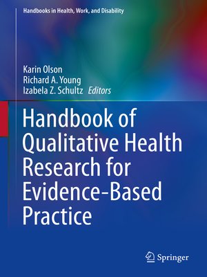 cover image of Handbook of Qualitative Health Research for Evidence-Based Practice